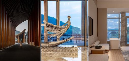 稻田與廊橋 寧波國際會(huì)議中心的自然與人文交融